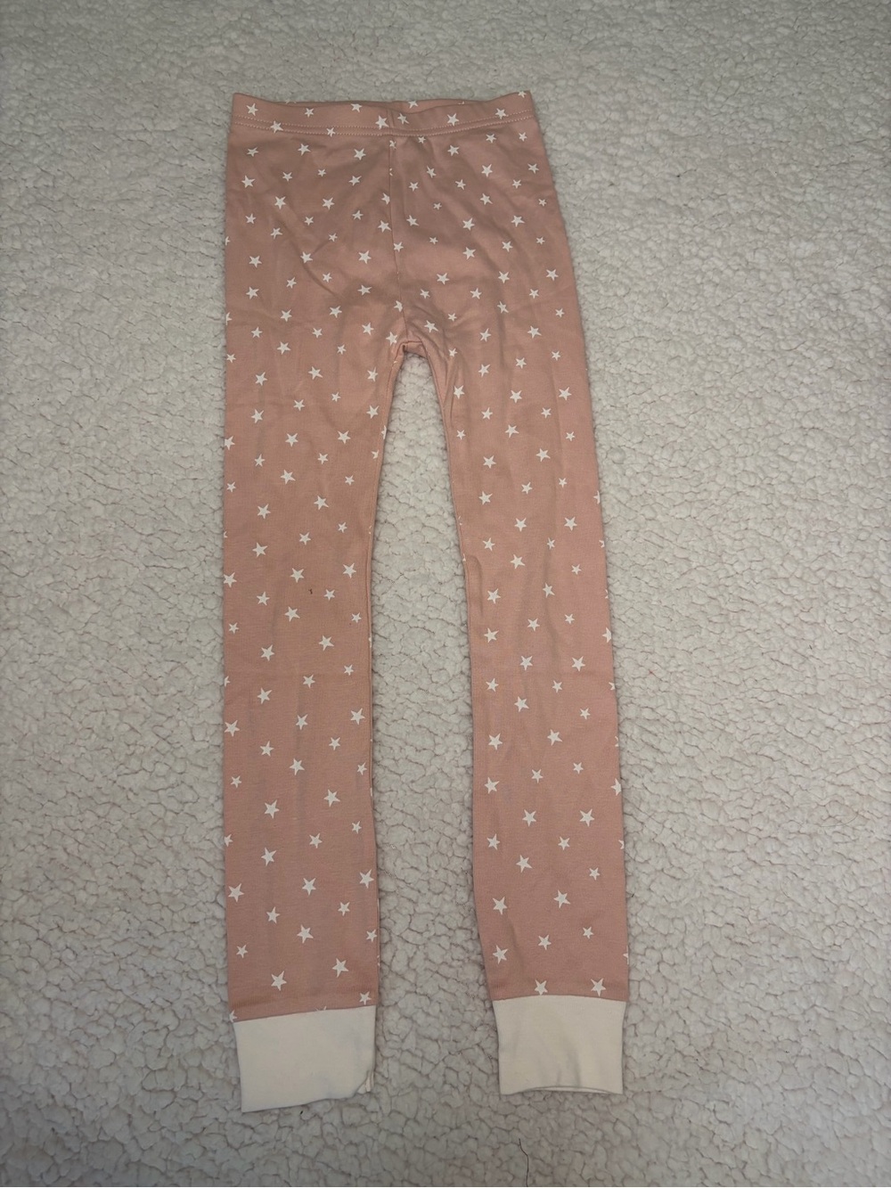 Kids Star Print Rose Pink Pajama Bottoms